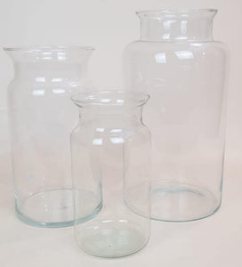Glazen vaas van gerecycled glas - Rinus de Ruyter bloemisten